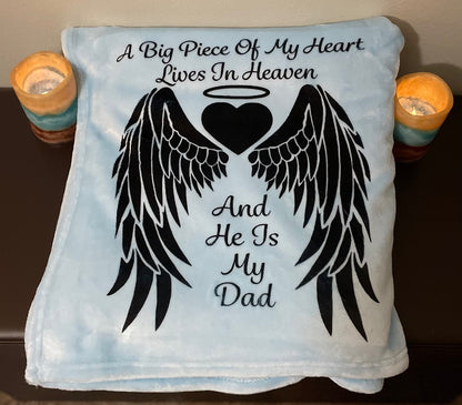 Dad in Heaven Blanket